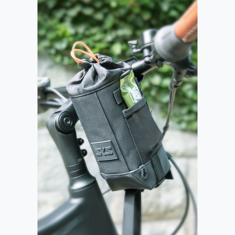 Велосипедна сумка на кермо SKS Urban Steambag 1.25 л чорна 7
