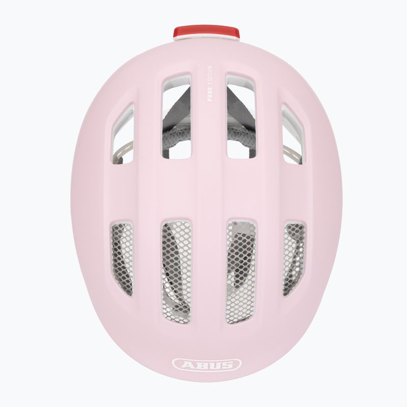 Шолом велосипедний дитячий ABUS Smiley 3.0 ACE LED pure rose 6