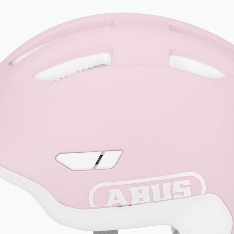 Шолом велосипедний дитячий ABUS Smiley 3.0 ACE LED pure rose 7