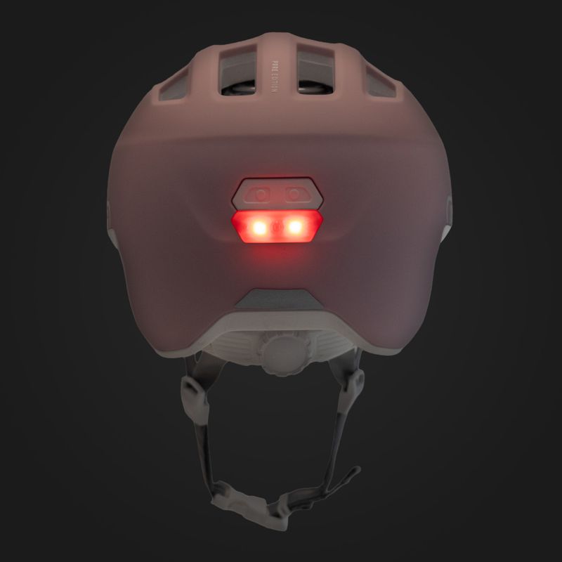 Шолом велосипедний дитячий ABUS Smiley 3.0 ACE LED pure rose 8