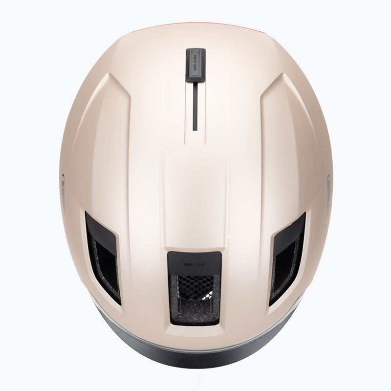 Шолом велосипедний з показчиками повороту ABUS Hyp-E champagne gold 6