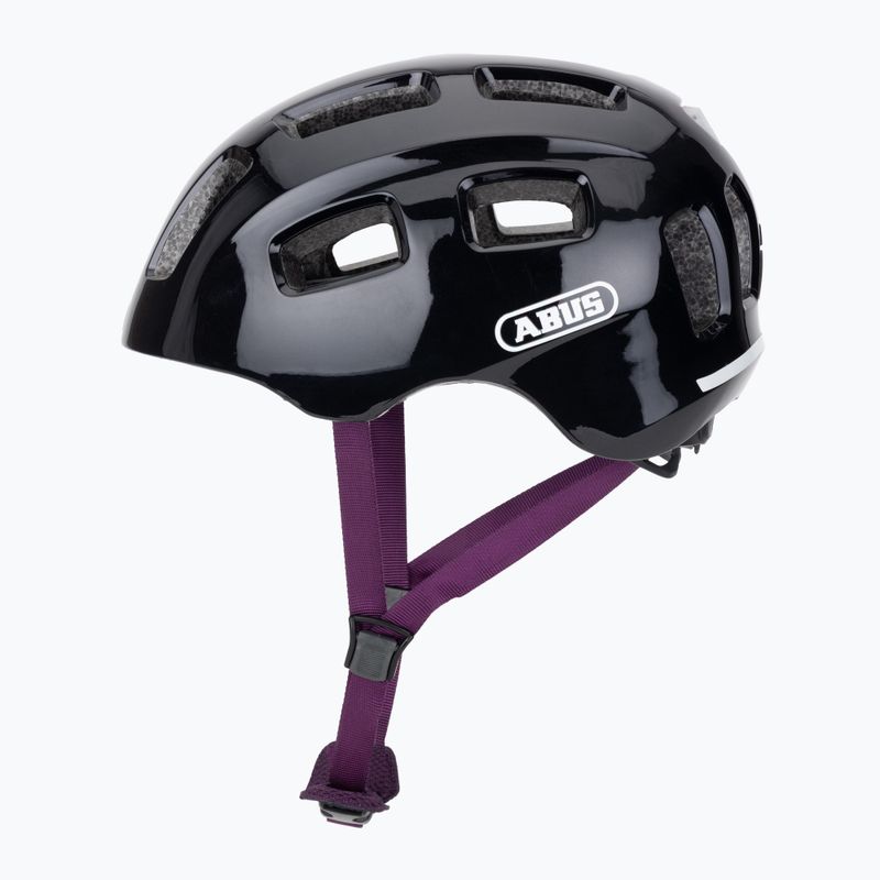Шолом велосипедний дитячий ABUS Youn-I 2.0 black violet 3