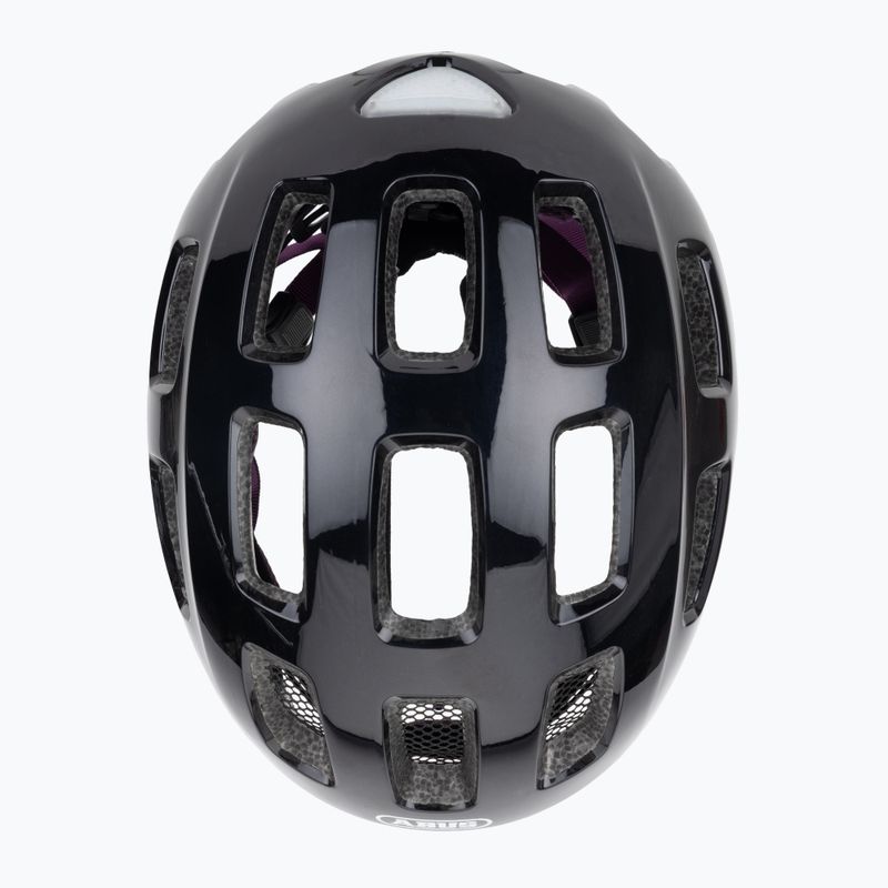 Шолом велосипедний дитячий ABUS Youn-I 2.0 black violet 6