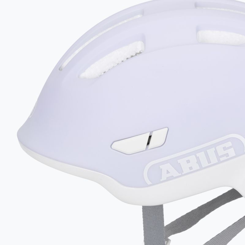 Шолом велосипедний дитячий ABUS Smiley 3.0 ACE LED pure lavender 8