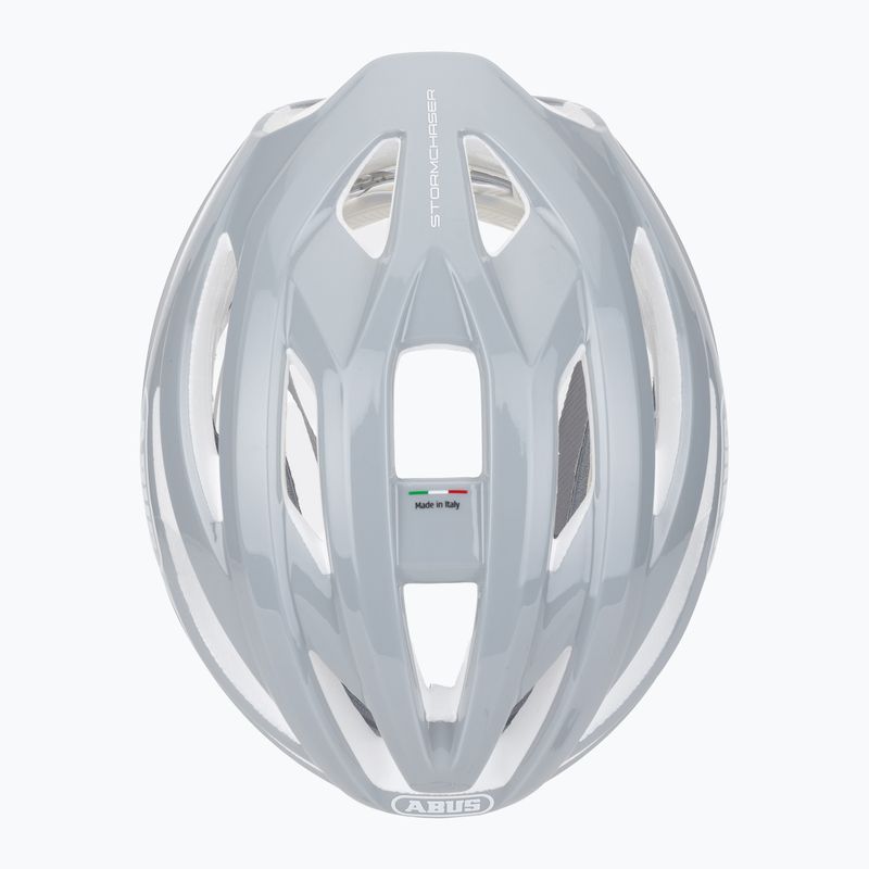 Шолом велосипедний ABUS StormChaser Ace pure grey 6