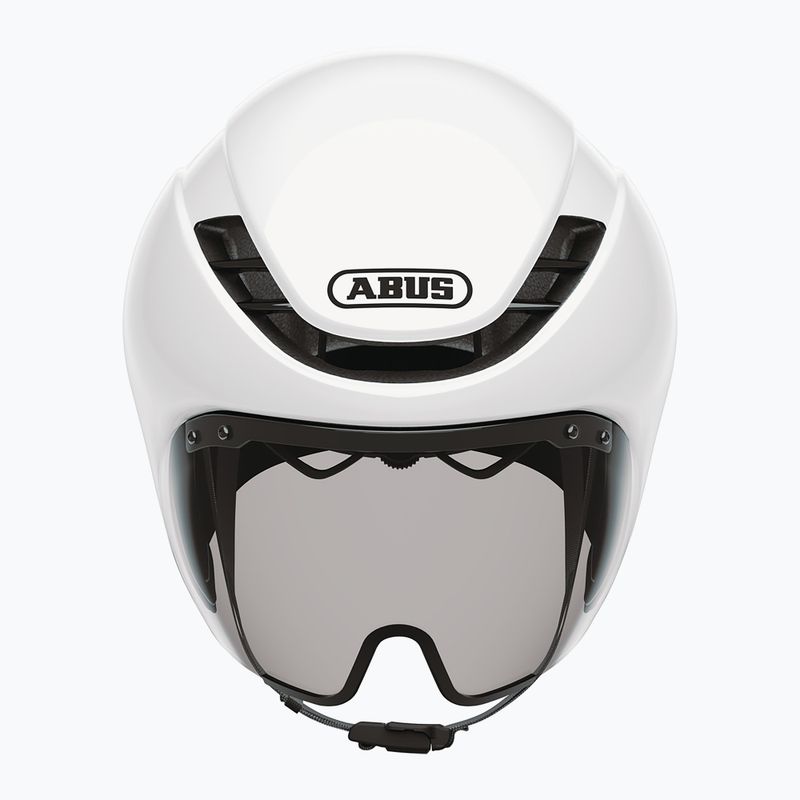 Шолом велосипедний ABUS Gamechanger TT 1.1 shiny white 4