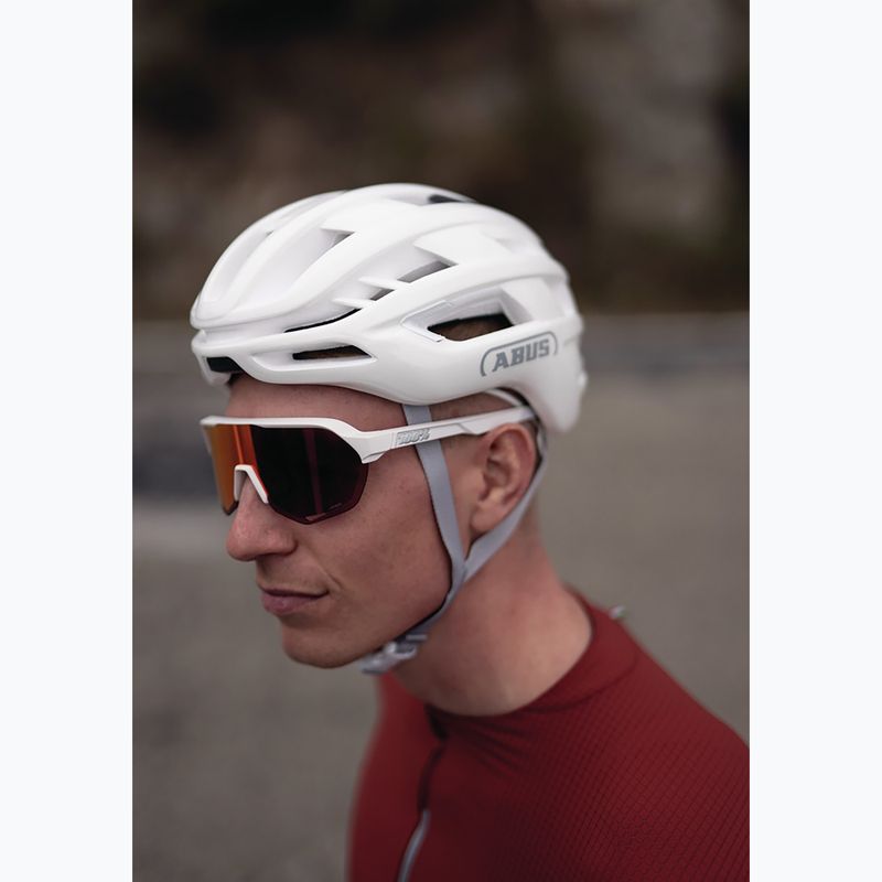 Шолом велосипедний ABUS Airbreaker 2.0 pure white 8