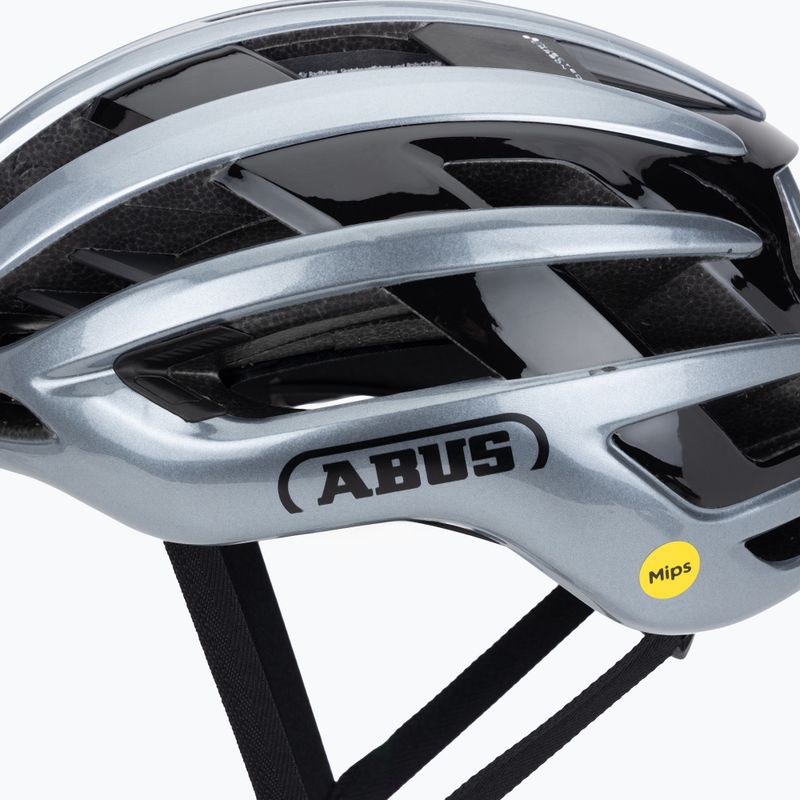 Шолом велосипедний ABUS Airbreaker 2.0 Mips graphite silver 7