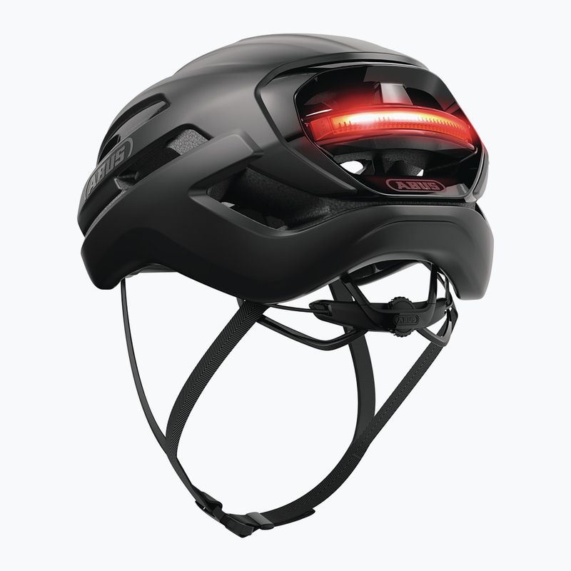 Шолом велосипедний ABUS Taipan LED velcet black 3