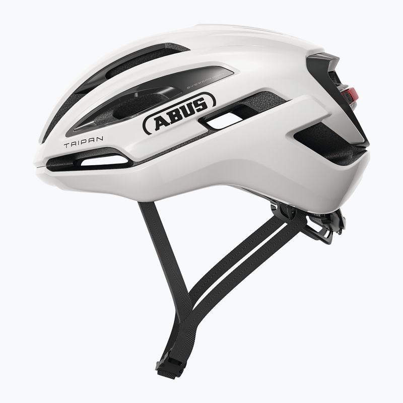 Шолом велосипедний ABUS Taipan LED shiny white 2