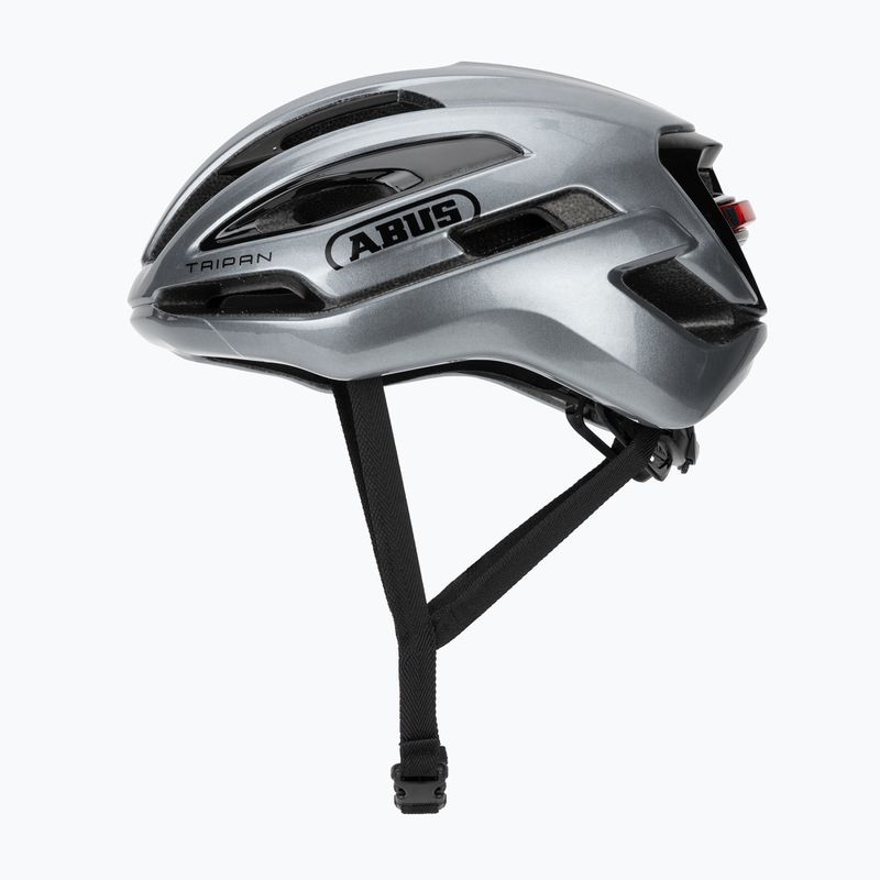 Шолом велосипедний ABUS Taipan LED graphite silver 3