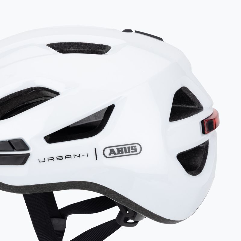 Шолом велосипедний ABUS Urban-I 4.0 shiny white 7