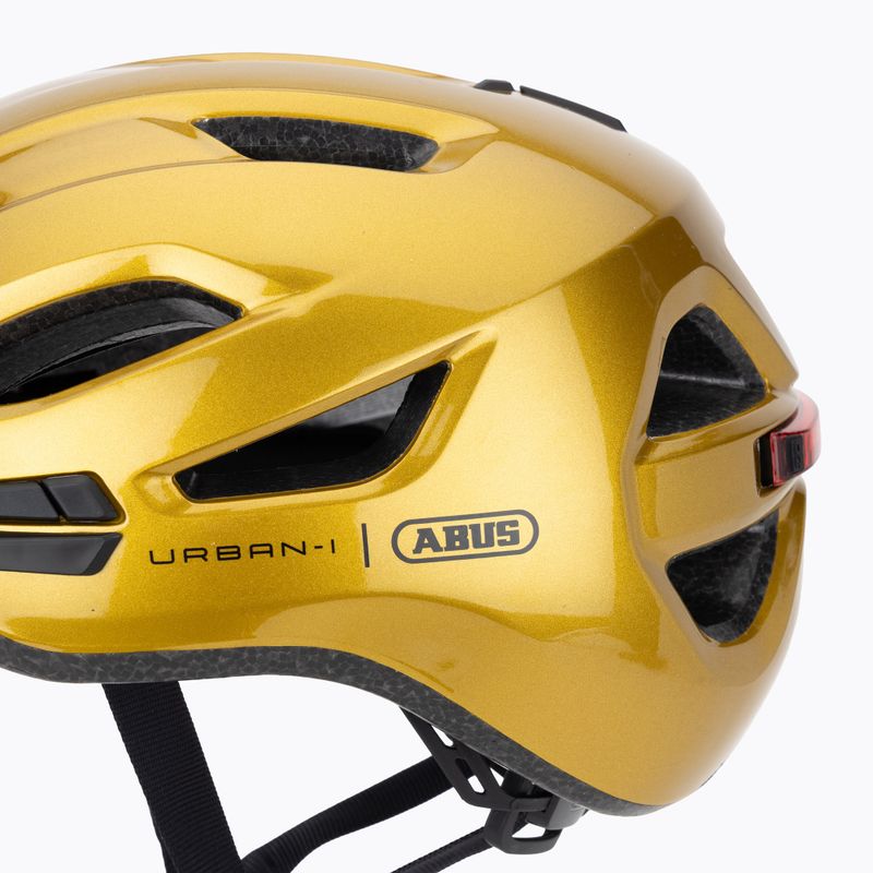 Шолом велосипедний ABUS Urban-I 4.0 honey yellow 7