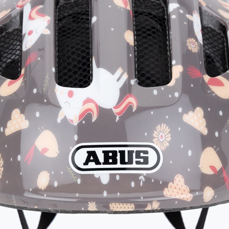 Шолом велосипедний дитячий ABUS Smiley 3.0 grey horse 7