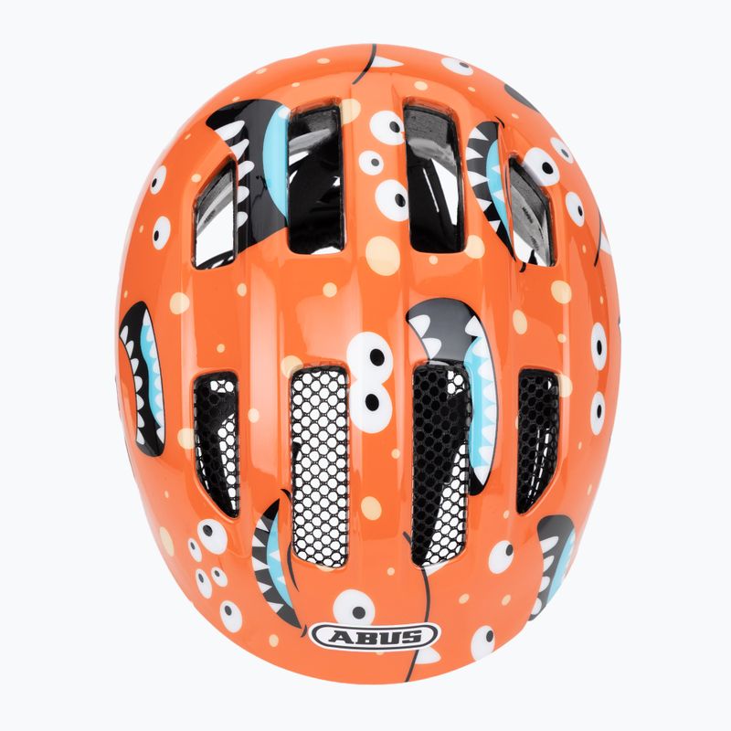 Шолом велосипедний дитячий ABUS Smiley 3.0 orange monster 6