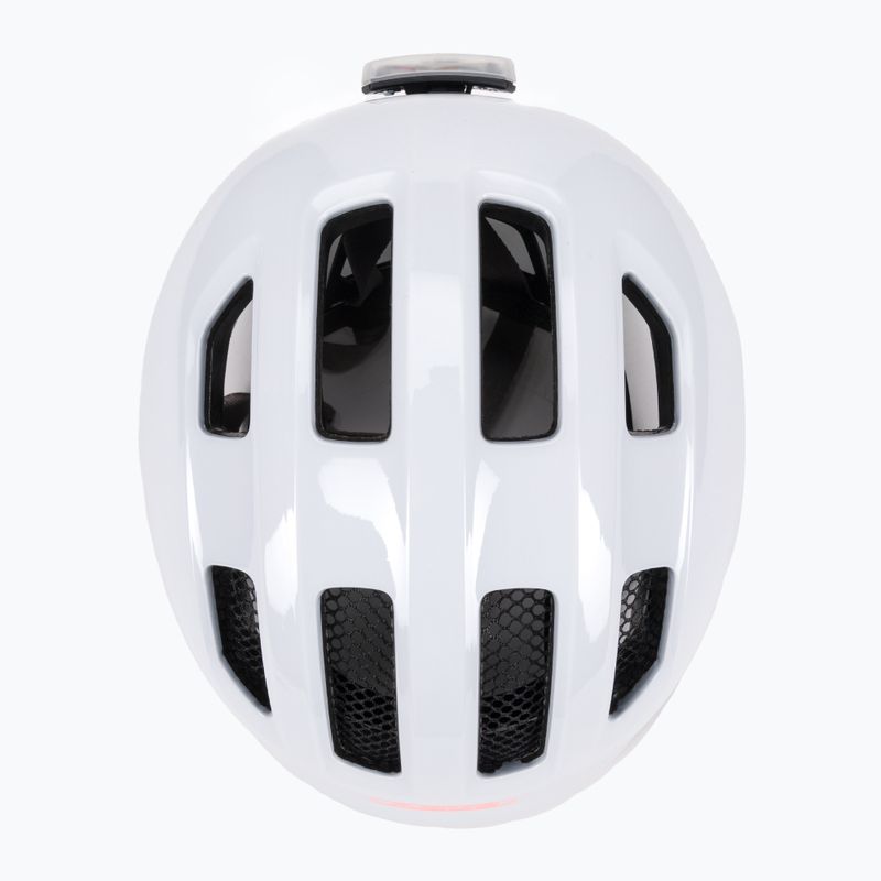 Шолом велосипедний дитячий ABUS Smiley 3.0 ACE LED білий 67715 6