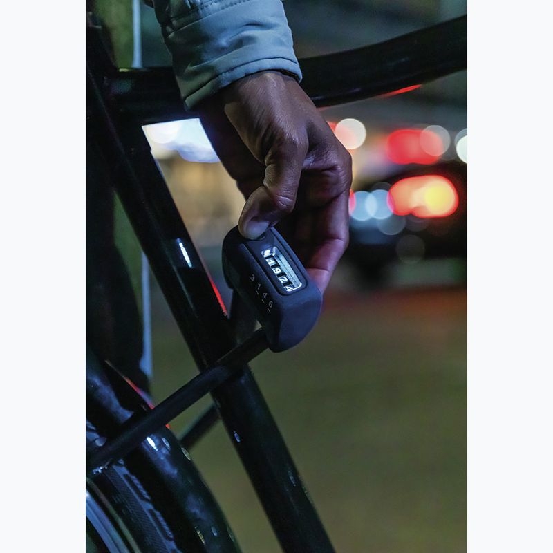 Замок велосипедний ABUS Bordo Combo 6000C/90 LED SH black 4