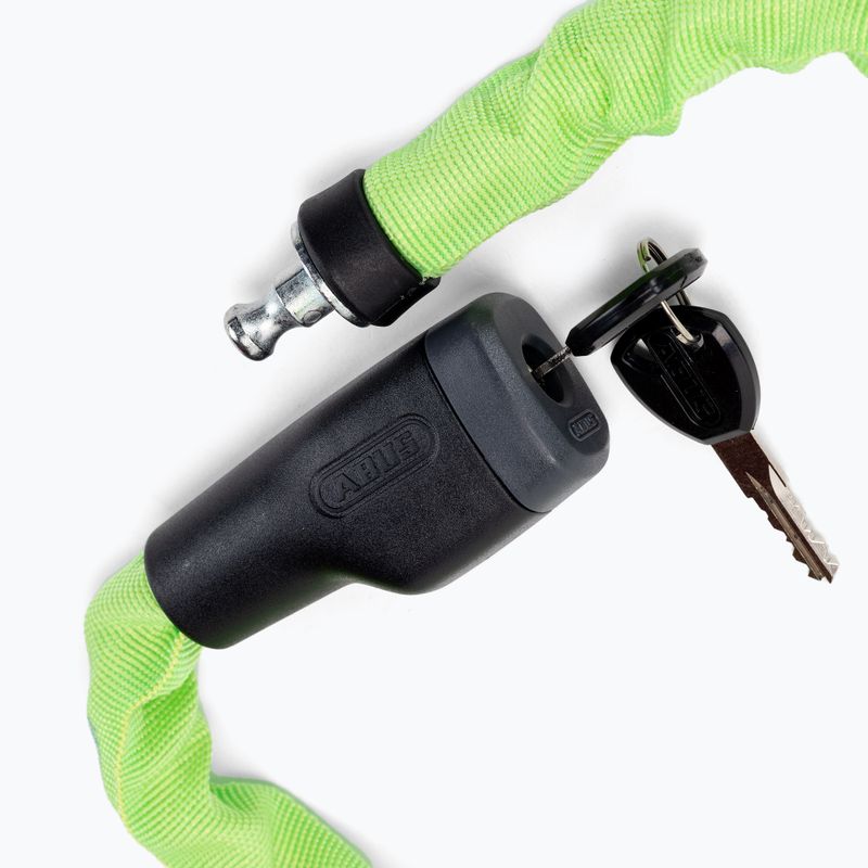 Замок велосипедний ABUS Steel-O-Chain 5805K/75 lime 3