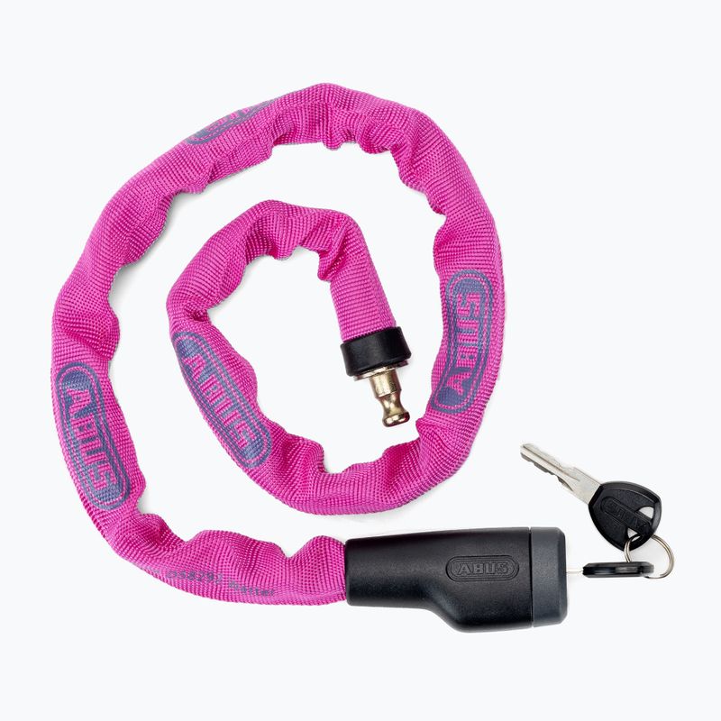 Замок велосипедний ABUS Steel-O-Chain 5805K/75 pink 2
