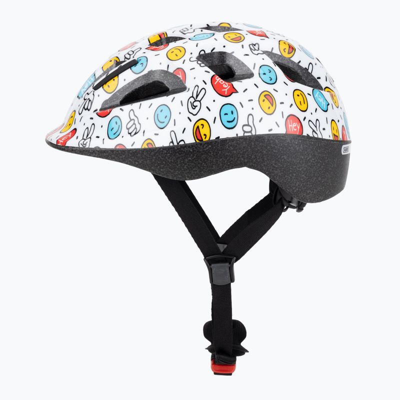 Шолом велосипедний дитячий ABUS Smooty 2.0 white smiley 3