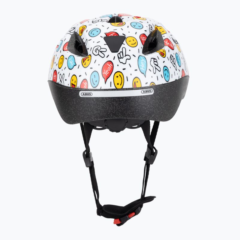 Шолом велосипедний дитячий ABUS Smooty 2.0 white smiley 4