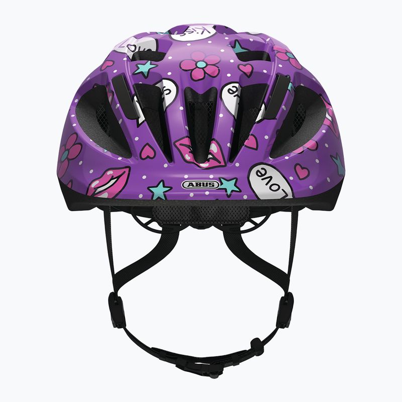 Шолом велосипедний дитячий ABUS Smooty 2.0 purple kisses 2