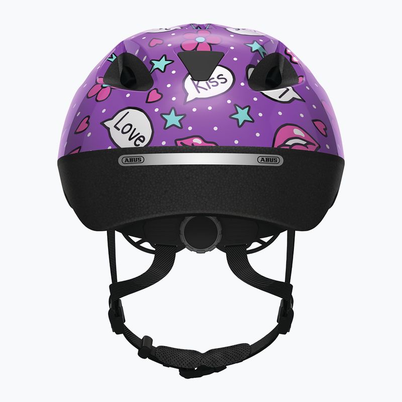 Шолом велосипедний дитячий ABUS Smooty 2.0 purple kisses 3