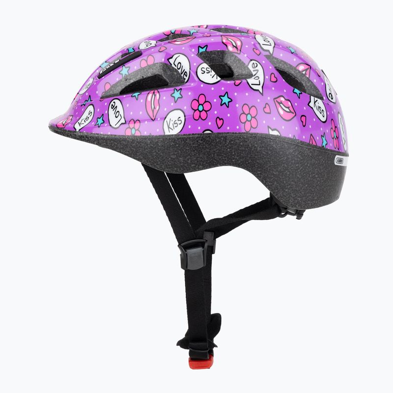 Шолом велосипедний дитячий ABUS Smooty 2.0 purple kisses 3