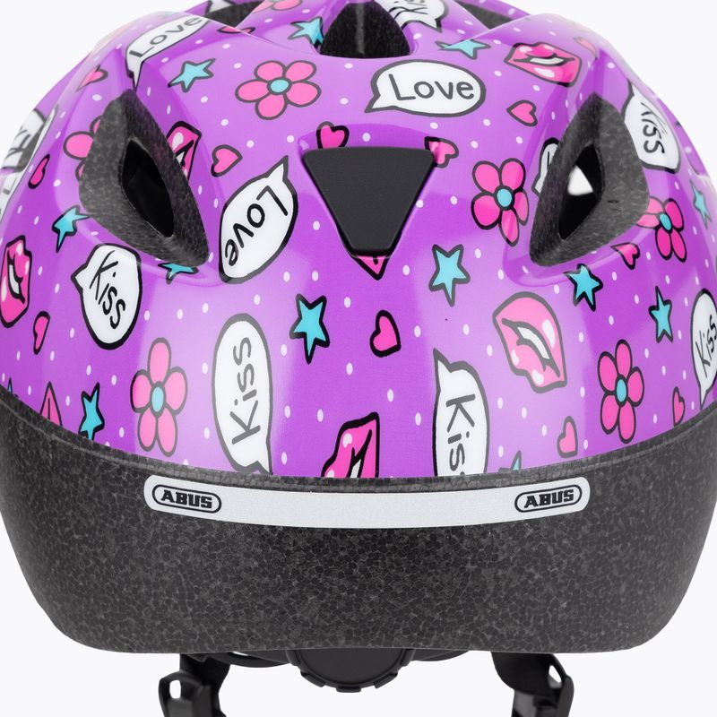 Шолом велосипедний дитячий ABUS Smooty 2.0 purple kisses 7