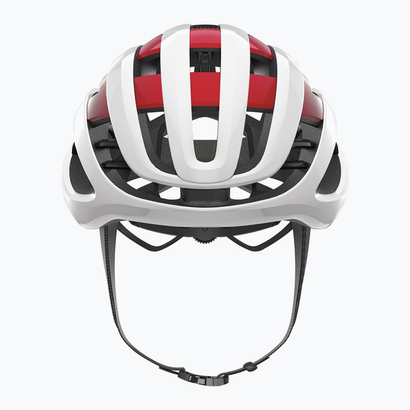 Шолом велосипедний ABUS AirBreaker white/red 6