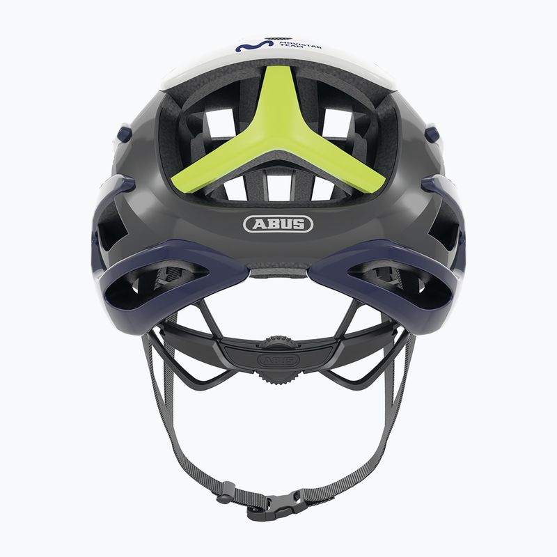 Шолом велосипедний ABUS AirBreaker Movistar Team 24 navy/yellow/white 3