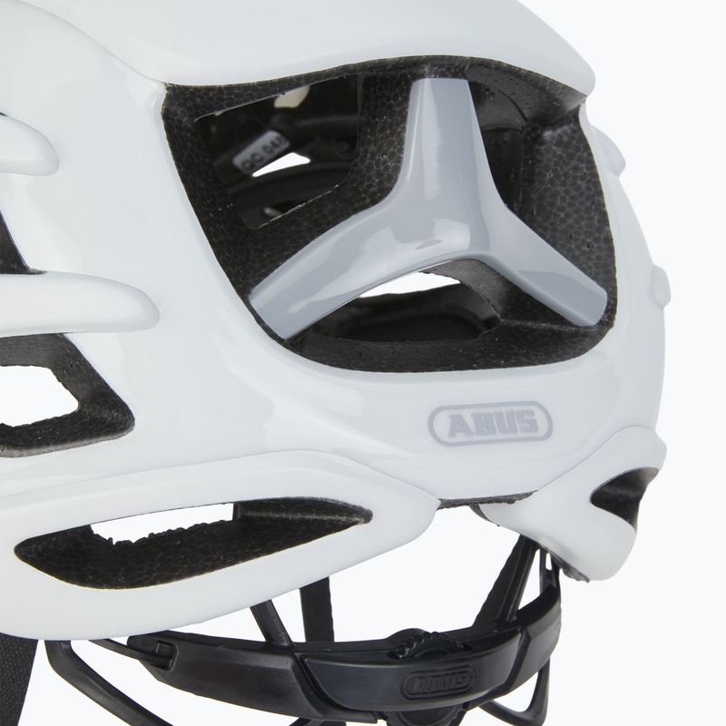 Шолом велосипедний ABUS AirBreaker polar white matt 8