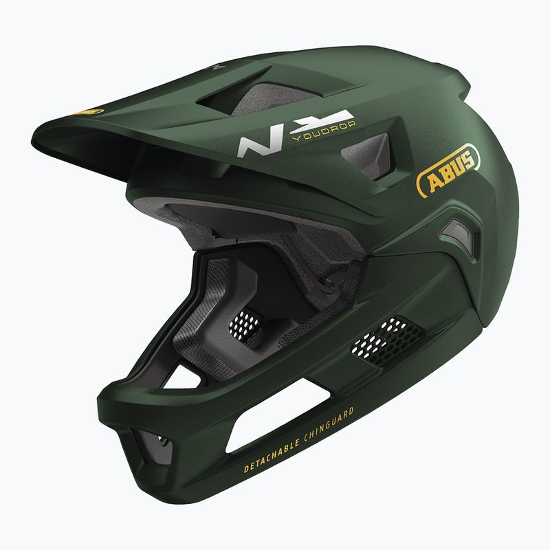 Шолом велосипедний дитячий ABUS Youdrop FF moss green 9