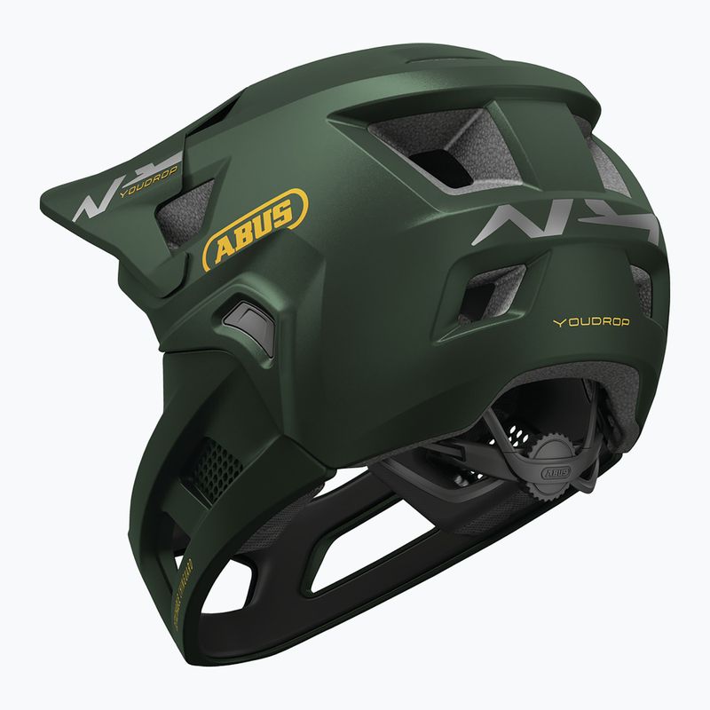Шолом велосипедний дитячий ABUS Youdrop FF moss green 11