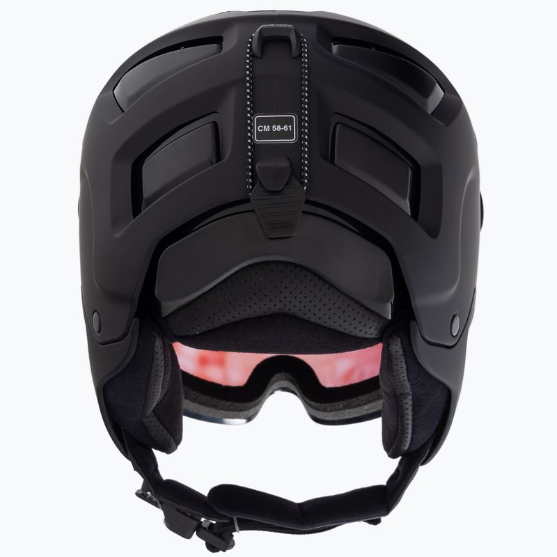Шолом лижний чоловічий Alpina Attelas Visor QVM чорний 9090130 3