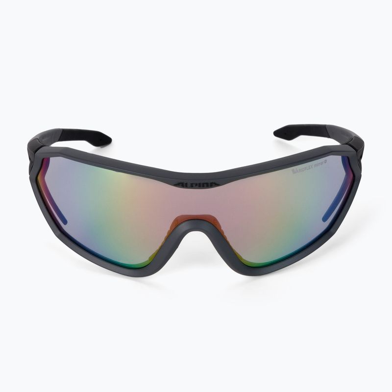 Окуляри велосипедні Alpina S-Way VM coal matt black/rainbow mirror 3