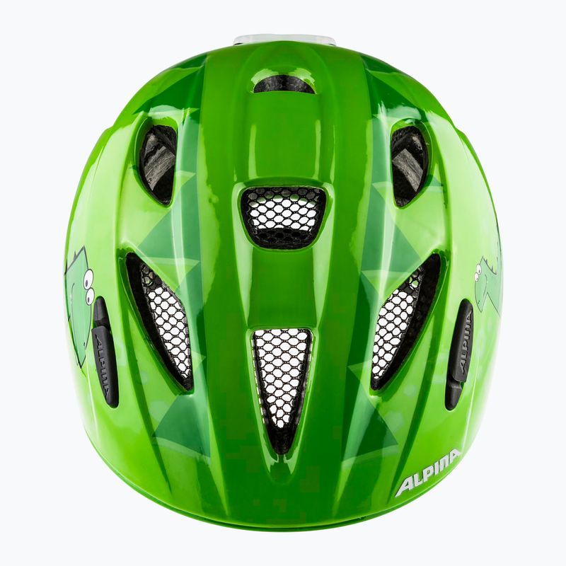 Шолом велосипедний дитячий Alpina Ximo Flash green dino gloss 3