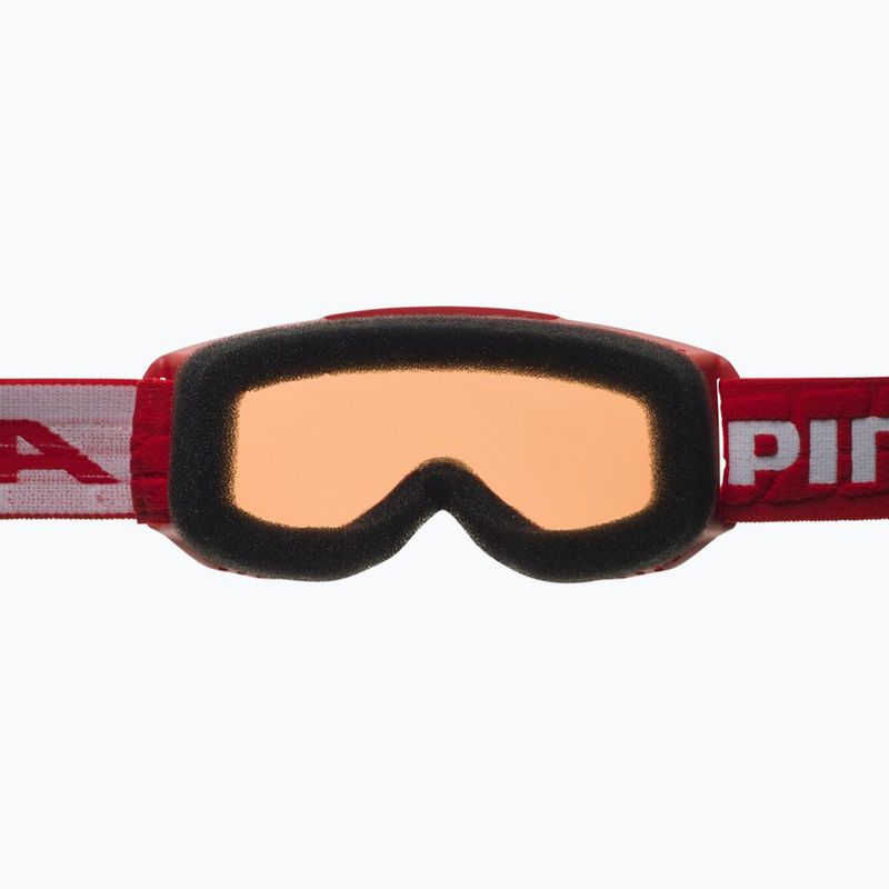 Маска лижна дитяча Alpina Piney red matt/orange 8