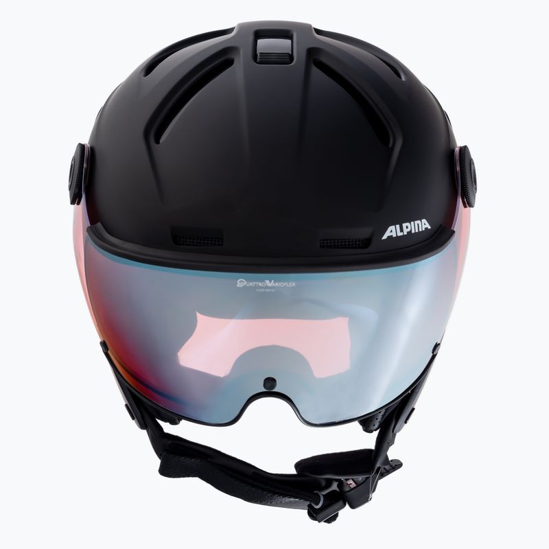 Шолом лижний чоловічий Alpina Attelas Visor QVM 9090133 чорний 2
