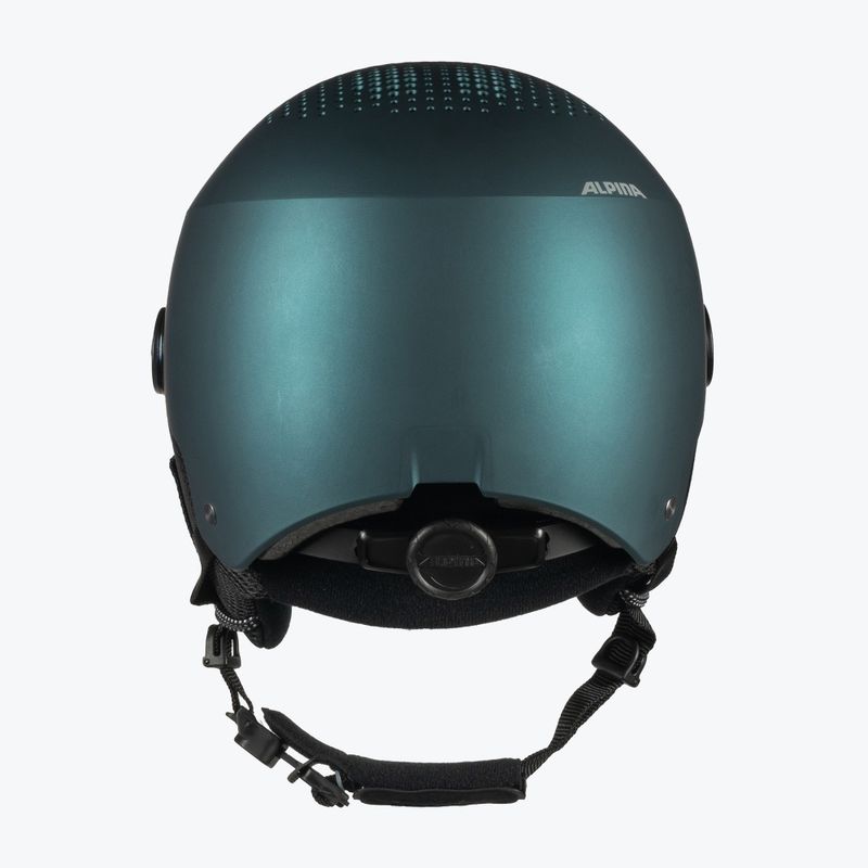 Шолом лижний Alpina Arber Visor Q Lite petrol/green matt 3