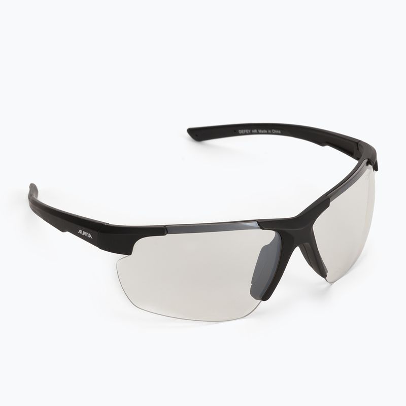 Окуляри велосипедні Alpina Defey HR black matt/clear mirror