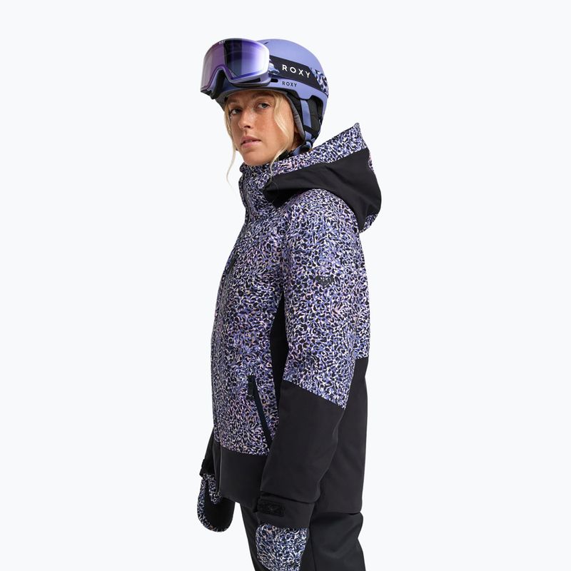Куртка для сноуборда жіноча ROXY 20K Ice Haven twilight purple wildin out 4