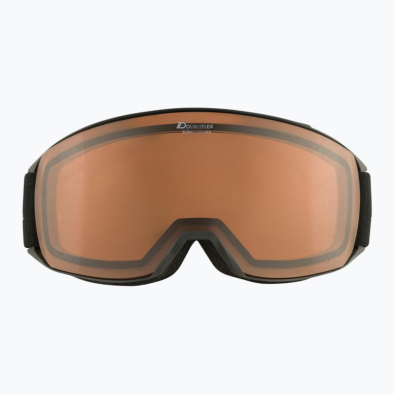 Маска лижна Alpina Nakiska black/rose matt/orange 7