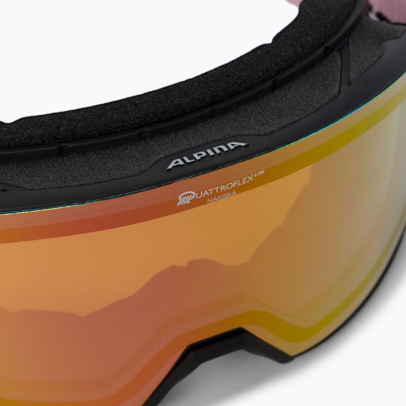 Маска лижна Alpina Nakiska Q-Lite black/rose matt/pink 5