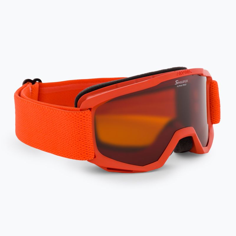 Маска лижна дитяча Alpina Piney pumpkin matt/orange