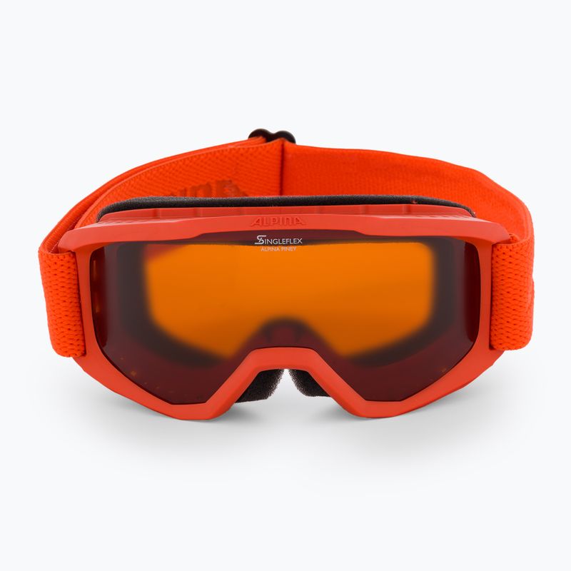 Маска лижна дитяча Alpina Piney pumpkin matt/orange 2