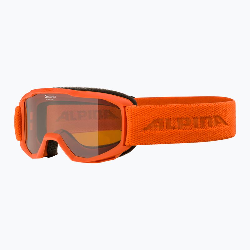 Маска лижна дитяча Alpina Piney pumpkin matt/orange 6