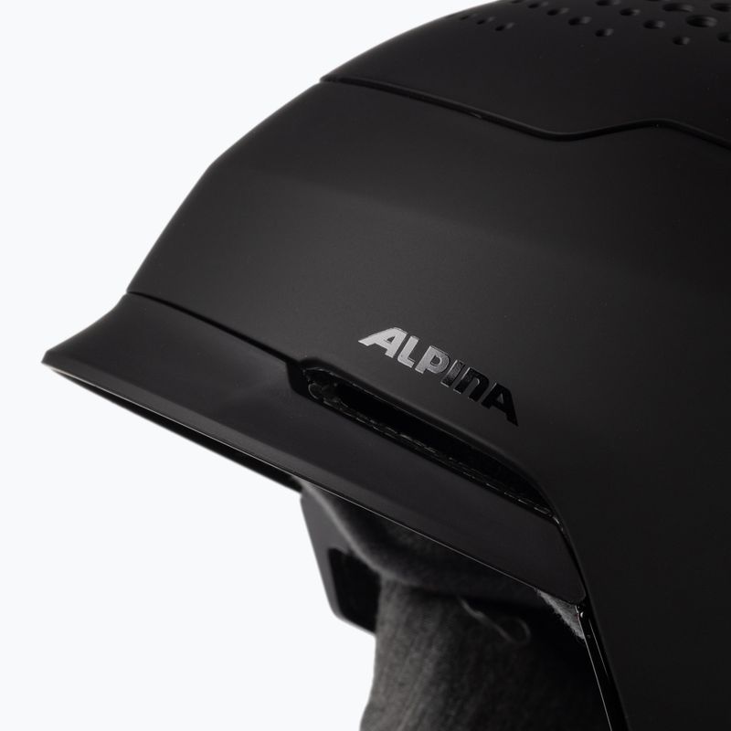 Шолом лижний Alpina Gems black matte 6