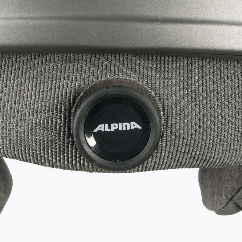 Шолом лижний Alpina Alto QV gunmetal matt 6