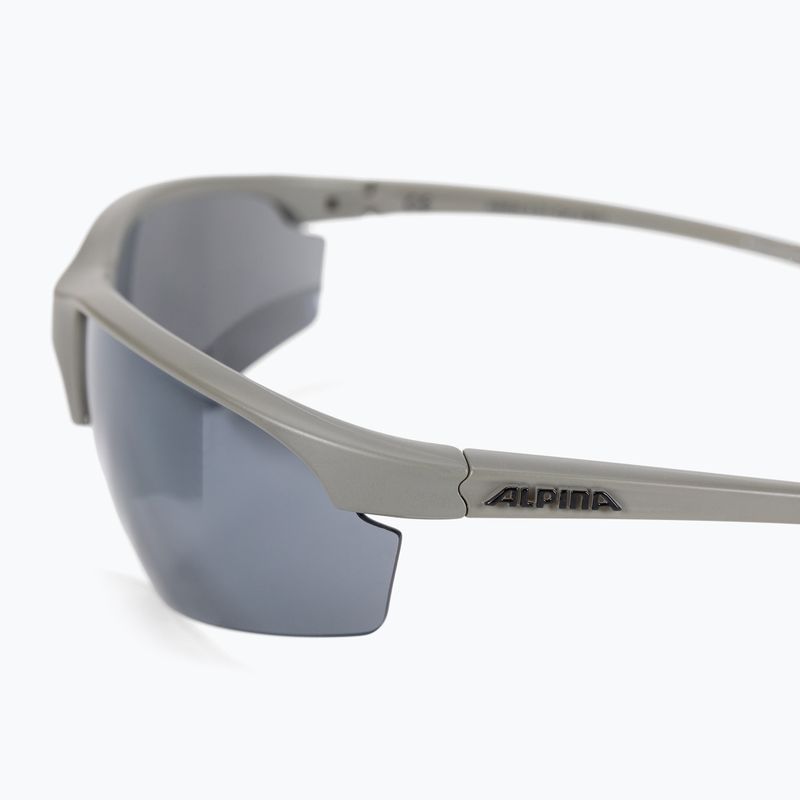 Окуляри велосипедні Alpina Tri-Effect 2.0 moon grey matt/black mirror/clear/orange mirror 4